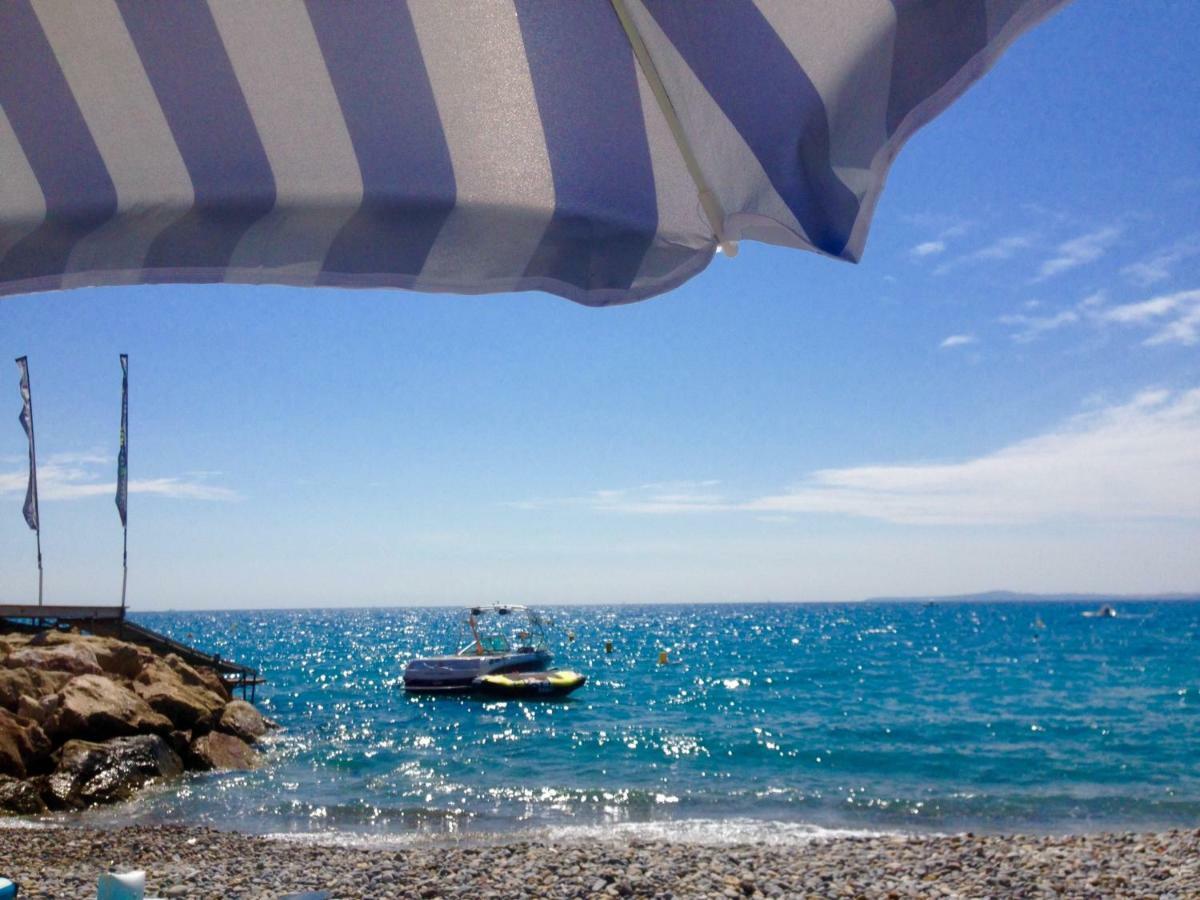 Front Beach Luxury Near Nice Airport Кань-сюр-Мер Экстерьер фото