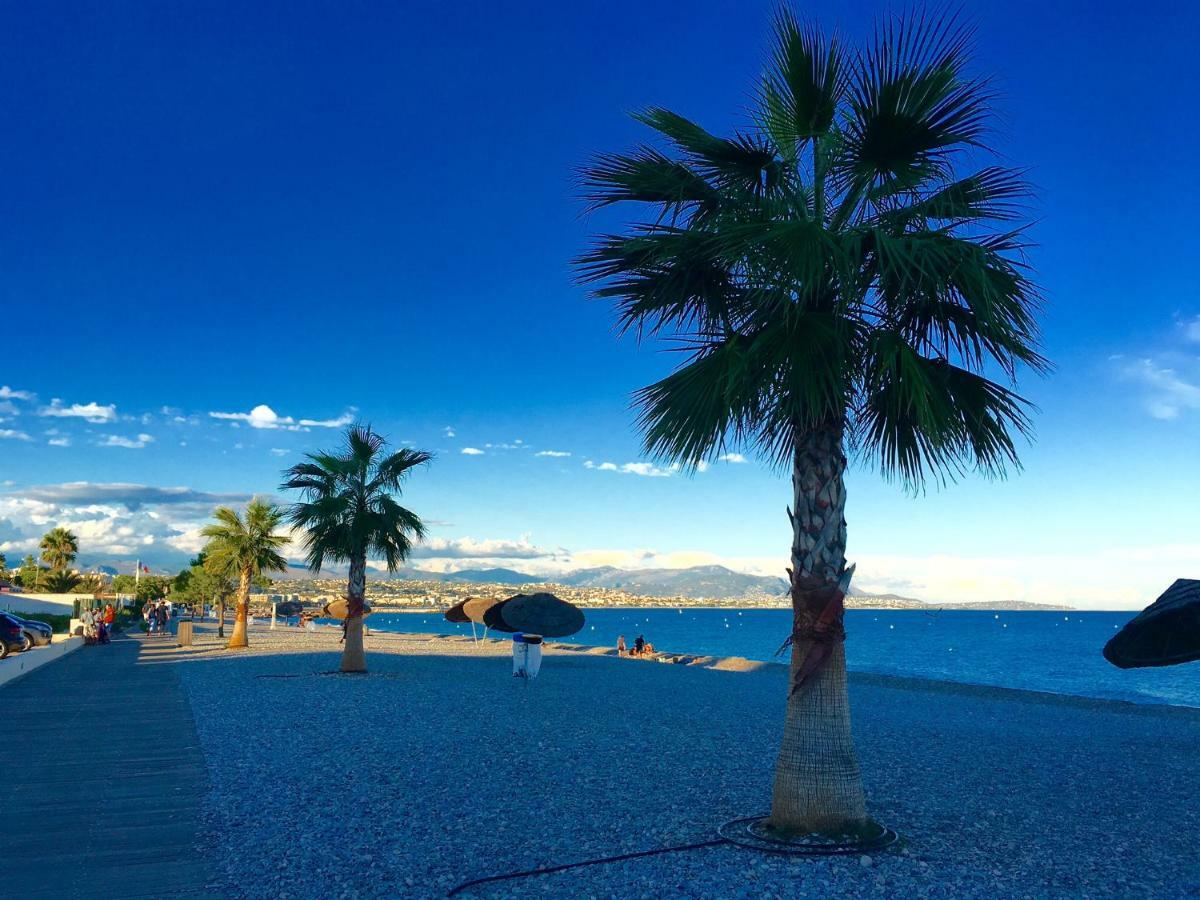 Front Beach Luxury Near Nice Airport Кань-сюр-Мер Экстерьер фото